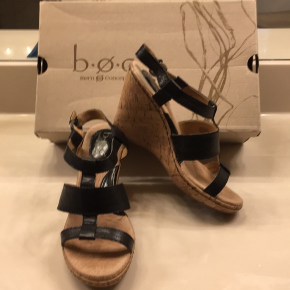 b.o.c. Shoes - BOC Black Sandals Like New!!